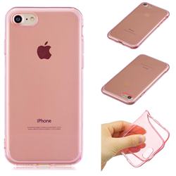 Transparent Jelly Mobile Phone Case for iPhone 8 / 7 (4.7 inch) - Pink