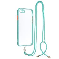 Necklace Cross-body Lanyard Strap Cord Phone Case Cover for iPhone 8 / 7 (4.7 inch) - Blue