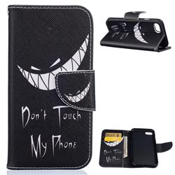 Crooked Grin Leather Wallet Case for iPhone 8 / 7 8G 7G (4.7 inch)