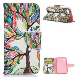 The Tree of Life Leather Wallet Case for iPhone 8 / 7 8G 7G (4.7 inch)