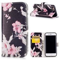 Azalea Flower PU Leather Wallet Case for iPhone 8 / 7 8G 7G (4.7 inch)
