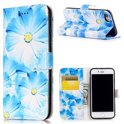 Orchid Flower PU Leather Wallet Case for iPhone 8 / 7 8G 7G (4.7 inch)