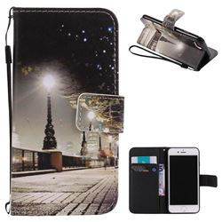 City Night View PU Leather Wallet Case for iPhone 8 / 7 8G 7G(4.7 inch)