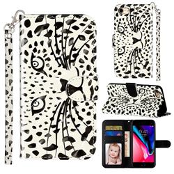 Leopard Panther 3D Leather Phone Holster Wallet Case for iPhone 8 / 7 (4.7 inch)