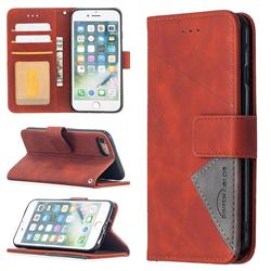 Binfen Color BF05 Prismatic Slim Wallet Flip Cover for iPhone 8 / 7 (4.7 inch) - Brown