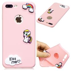 Kiss me Pony Soft 3D Silicone Case for iPhone 8 Plus / 7 Plus 7P(5.5 inch)