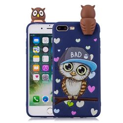 Bad Owl Soft 3D Climbing Doll Soft Case for iPhone 8 Plus / 7 Plus 7P(5.5 inch)