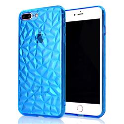 Diamond Pattern Shining Soft TPU Phone Back Cover for iPhone 8 Plus / 7 Plus 7P(5.5 inch) - Blue