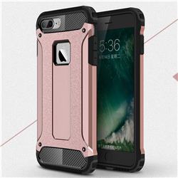 King Kong Armor Premium Shockproof Dual Layer Rugged Hard Cover for iPhone 8 Plus / 7 Plus 7P(5.5 inch) - Rose Gold