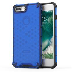 Honeycomb TPU + PC Hybrid Armor Shockproof Case Cover for iPhone 8 Plus / 7 Plus 7P(5.5 inch) - Blue