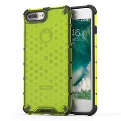 Honeycomb TPU + PC Hybrid Armor Shockproof Case Cover for iPhone 8 Plus / 7 Plus 7P(5.5 inch) - Green