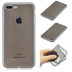 Transparent Jelly Mobile Phone Case for iPhone 8 Plus / 7 Plus 7P(5.5 inch) - Black