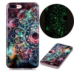 Datura Flowers Noctilucent Soft TPU Back Cover for iPhone 8 Plus / 7 Plus 7P(5.5 inch)