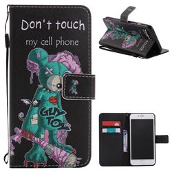 One Eye Mice PU Leather Wallet Case for iPhone 8 Plus / 7 Plus 8P 7P(5.5 inch)