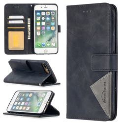 Binfen Color BF05 Prismatic Slim Wallet Flip Cover for iPhone 8 Plus / 7 Plus 7P(5.5 inch) - Black