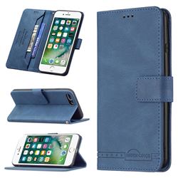 Binfen Color RFID Blocking Leather Wallet Case for iPhone 8 Plus / 7 Plus 7P(5.5 inch) - Blue