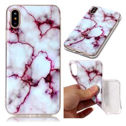 Bloody Lines Soft TPU Marble Pattern Case for iPhone XS / X / 10 (5.8 inch)