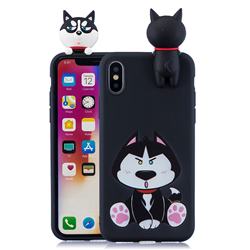 Staying Husky Soft 3D Climbing Doll Soft Case for iPhone XS / iPhone X(5.8 inch)