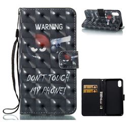 Bear Gunmen 3D Painted Leather Wallet Case for iPhone XS / X / 10 (5.8 inch)