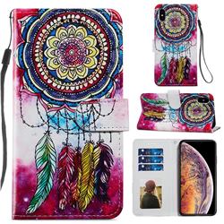 Dreamcatcher Smooth Leather Phone Wallet Case for iPhone XS / iPhone X(5.8 inch)