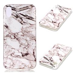 White Soft TPU Marble Pattern Case for iPhone Xr (6.1 inch)