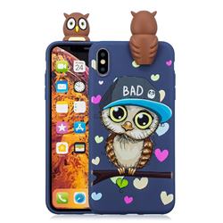 Bad Owl Soft 3D Climbing Doll Soft Case for iPhone Xr (6.1 inch)