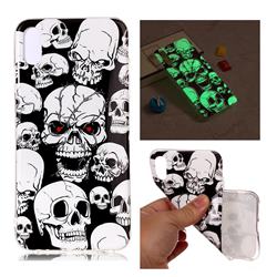 Red-eye Ghost Skull Noctilucent Soft TPU Back Cover for iPhone Xr (6.1 inch)