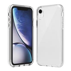 Transparent 2 in 1 Drop-proof Cell Phone Back Cover for iPhone Xr (6.1 inch)