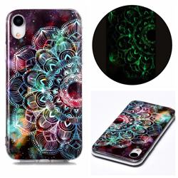Datura Flowers Noctilucent Soft TPU Back Cover for iPhone Xr (6.1 inch)