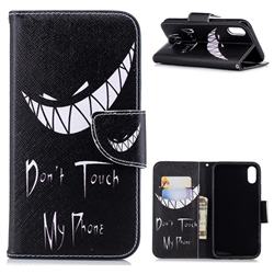 Crooked Grin Leather Wallet Case for iPhone Xr (6.1 inch)