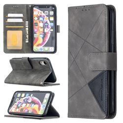 Binfen Color BF05 Prismatic Slim Wallet Flip Cover for iPhone Xr (6.1 inch) - Gray