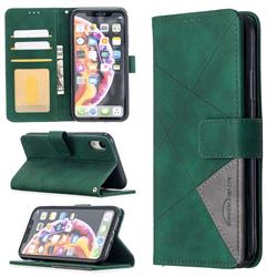 Binfen Color BF05 Prismatic Slim Wallet Flip Cover for iPhone Xr (6.1 inch) - Green