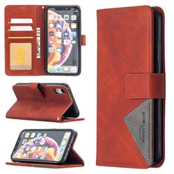 Binfen Color BF05 Prismatic Slim Wallet Flip Cover for iPhone Xr (6.1 inch) - Brown