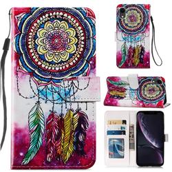 Dreamcatcher Smooth Leather Phone Wallet Case for iPhone Xr (6.1 inch)