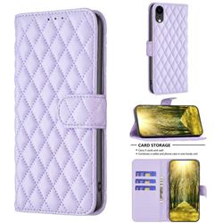 Binfen Color BF-14 Fragrance Protective Wallet Flip Cover for iPhone Xr (6.1 inch) - Purple