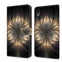 Resplendent Mandala Crystal PU Leather Protective Wallet Case Cover for iPhone Xr (6.1 inch)