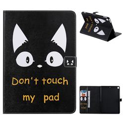 Cat Ears Folio Flip Stand Leather Wallet Case for Apple iPad 10.2 (2019)