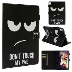 Do Not Touch My Phone Folio Stand Leather Wallet Case for Apple iPad Pro 11 2018