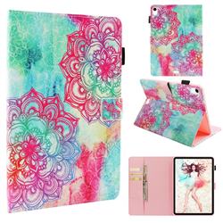 Fire Red Flower Folio Stand Leather Wallet Case for Apple iPad Pro 11 2018
