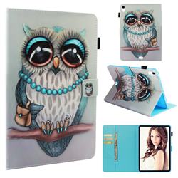 Sweet Gray Owl Folio Stand Leather Wallet Case for Apple iPad Pro 11 2018