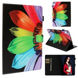Colorful Sunflower Folio Stand Leather Wallet Case for Apple iPad Pro 11 2018