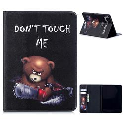 Chainsaw Bear Folio Stand Leather Wallet Case for Apple iPad Pro 11 2018
