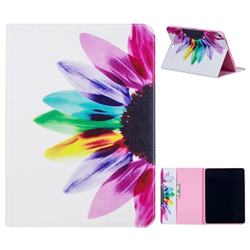 Seven-color Flowers Folio Stand Leather Wallet Case for Apple iPad Pro 11 2018