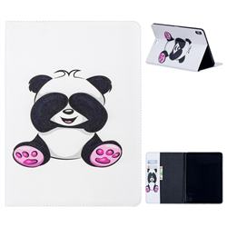 Lovely Panda Folio Stand Leather Wallet Case for Apple iPad Pro 11 2018