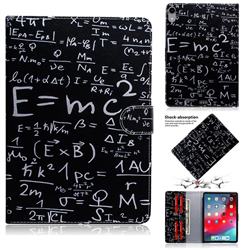Math Formula Painting Tablet Leather Wallet Flip Cover for Apple iPad Pro 11 2018