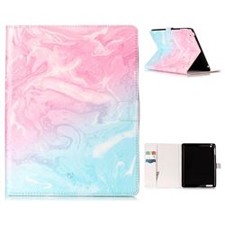 Pink Green Marble Folio Flip Stand PU Leather Wallet Case for iPad 4 the New iPad iPad2 iPad3
