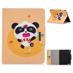 Ladybug Panda Folio Flip Stand Leather Wallet Case for iPad 4 the New iPad iPad2 iPad3