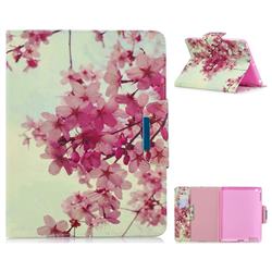 Cherry Blossoms Folio Flip Stand Leather Wallet Case for iPad 4 the New iPad iPad2 iPad3