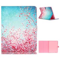 Cherry Blossoms Folio Stand Leather Wallet Case for iPad 4 the New iPad iPad2 iPad3