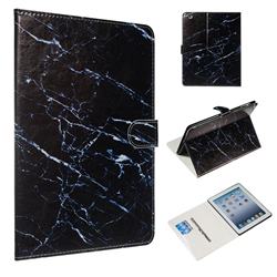 Black Marble Smooth Leather Tablet Wallet Case for iPad 4 the New iPad iPad2 iPad3